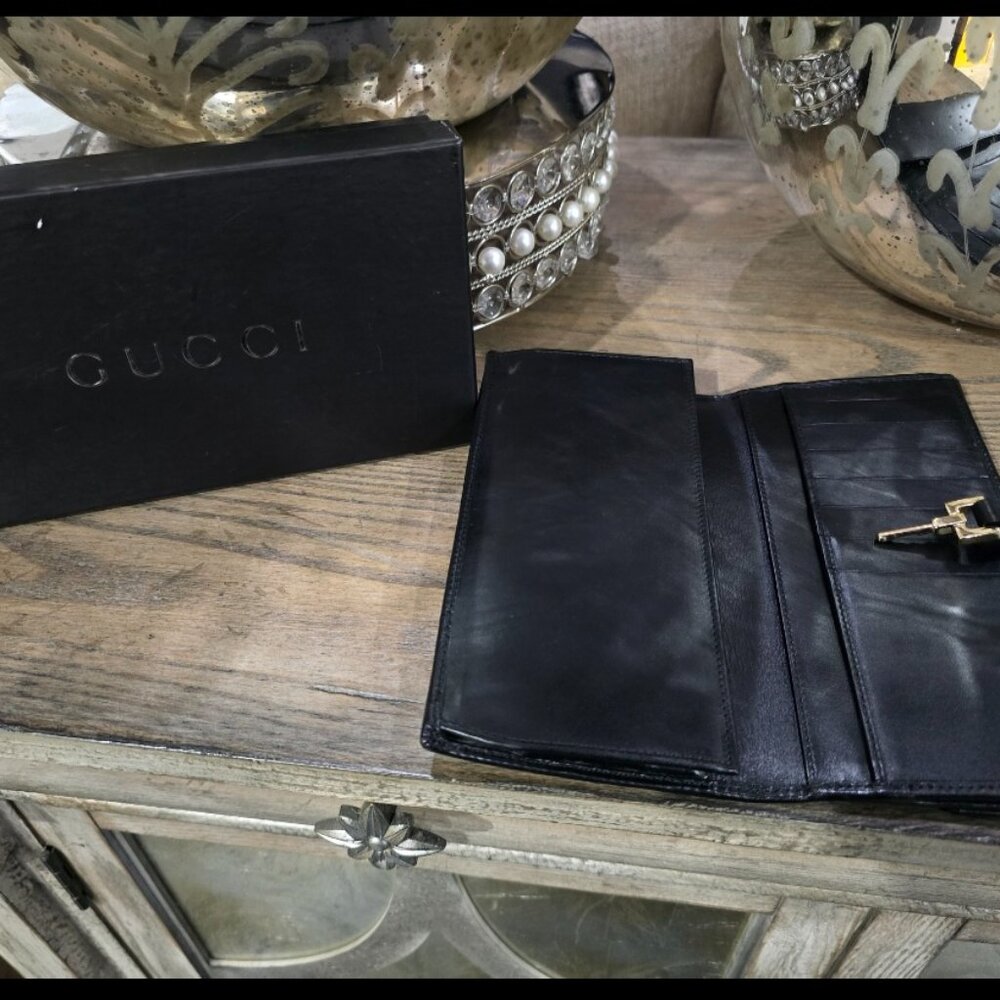 Pristine Authentic Gucci Jackie Long Wallet - Picture 8 of 13